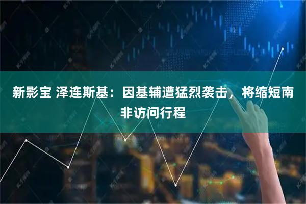 新影宝 泽连斯基：因基辅遭猛烈袭击，将缩短南非访问行程