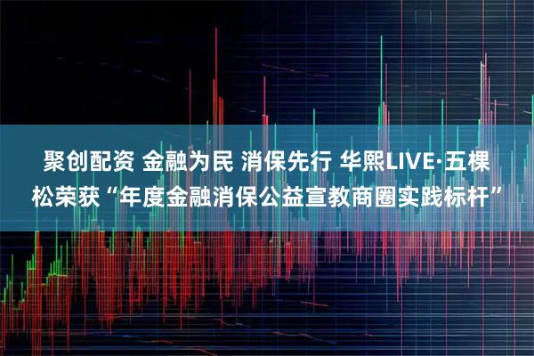 聚创配资 金融为民 消保先行 华熙LIVE·五棵松荣获“年度金融消保公益宣教商圈实践标杆”